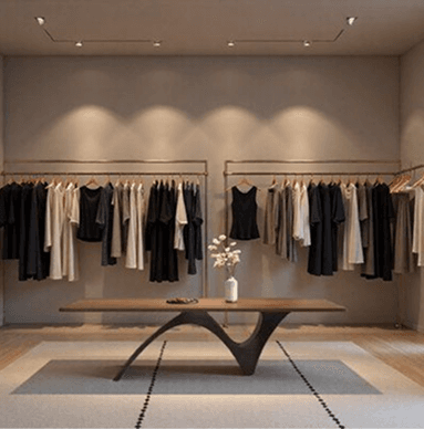 Retail clothing store