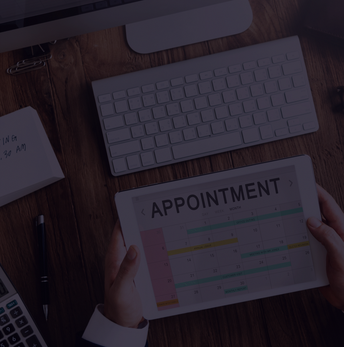 Booking and job intake